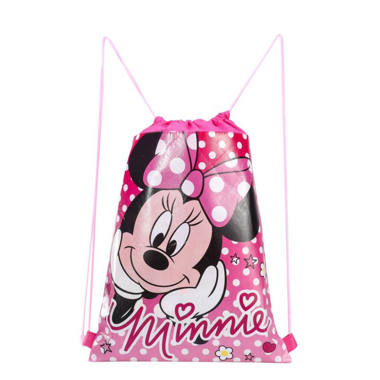 Picture of 1660/23406: MINNIE MOUSE PULL STRING BAG